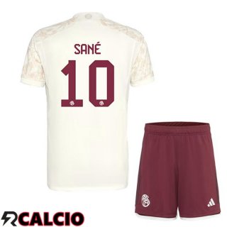 Terza Maglia Bayern Monaco (Sané 10) Bambino Giallo 2023/2024