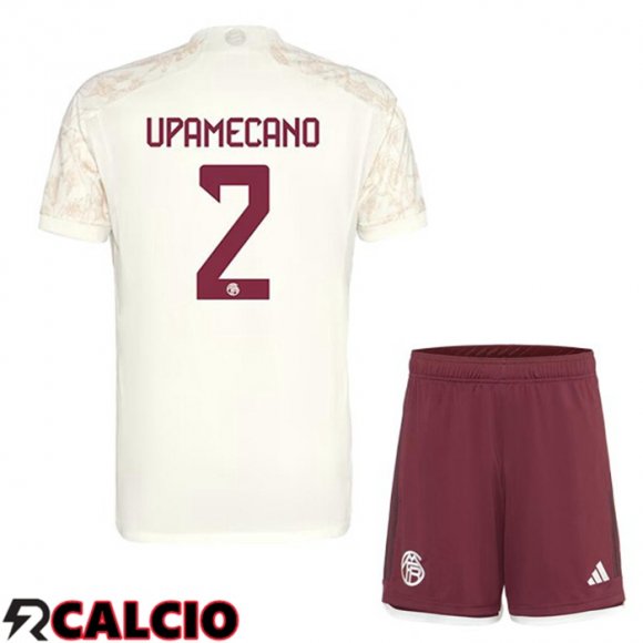 Terza Maglia Bayern Monaco (Upamecano 2) Bambino Giallo 2023/2024