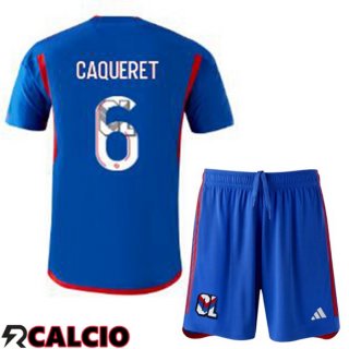 Seconda Maglia Lyon OL (CAQUERET 6) Bambino Blu 2023/2024