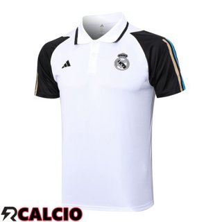 Maglia Polo Real Madrid Bianco 2023/2024  Maglia Polo Real Madrid Bianco 2023/2024
