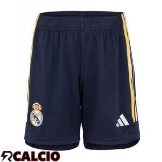Seconda Pantaloncini Calcio Real Madrid Blu Reale 2023/2024  Seconda Pantaloncini Calcio Real Madrid Blu Reale 2023/2024