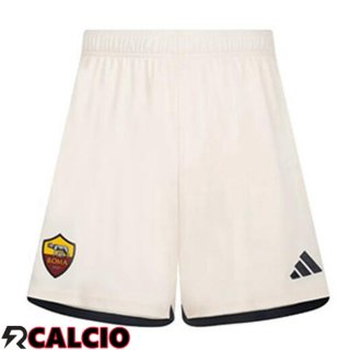 Seconda Pantaloncini Calcio AS Roma Giallo 2023/2024  Seconda Pantaloncini Calcio AS Roma Giallo 2023/2024