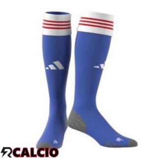 Seconda Calzini Calcio Lyon OL Blu 2023/2024  Seconda Calzini Calcio Lyon OL Blu 2023/2024