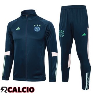 Insieme Tuta Calcio - Giacca AFC Ajax Blu Reale 2023/2024