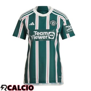 Seconda Maglia Manchester United Donna Verde 2023/2024  Seconda Maglia Manchester United Donna Verde 2023/2024