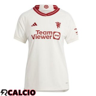 Terza Maglia Manchester United Donna Bianco 2023/2024  Terza Maglia Manchester United Donna Bianco 2023/2024