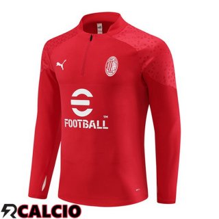 Felpa Allenamento AC Milan Rosso 2023/2024