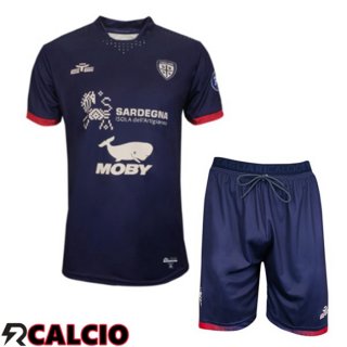Terza Maglia Cagliari Calcio Bambino Blu Reale 2023/2024