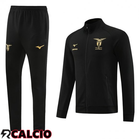Insieme Tuta Calcio - Giacca SS Lazio Nero 2023/2024