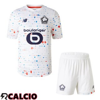 Seconda Maglia Lille OSC Bambino Bianco 2023/2024