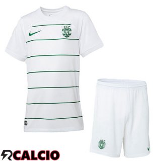 Seconda Maglia Sporting CP Bambino Bianco 2023/2024