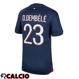 Prima Maglia Paris PSG (O.Dembélé 23) Blu Reale 2023/2024  Prima Maglia Paris PSG (O.Dembélé 23) Blu Reale 2023/2024