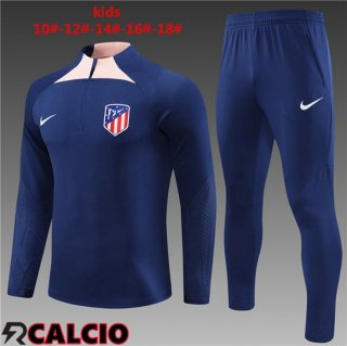 Insieme Tuta Calcio Atletico Madrid Bambino Blu Reale 2023/2024