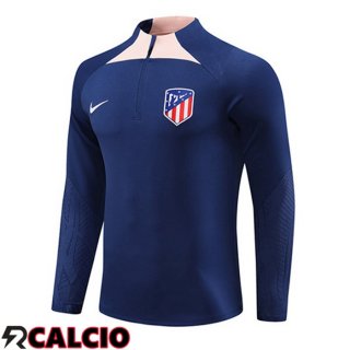 Felpa Allenamento Atletico Madrid Blu Reale 2023/2024  Felpa Allenamento Atletico Madrid Blu Reale 2023/2024