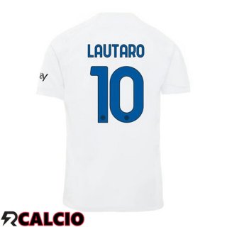 Seconda Maglia Inter Milan (LAUTARO 10) Bianco 2023/2024  Seconda Maglia Inter Milan (LAUTARO 10) Bianco 2023/2024