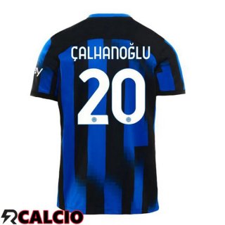 Prima Maglia Inter Milan (ÇALHANOĞLU 20) Blu 2023/2024  Prima Maglia Inter Milan (ÇALHANOĞLU 20) Blu 2023/2024