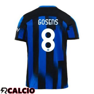 Prima Maglia Inter Milan (GOSENS 8) Blu 2023/2024  Prima Maglia Inter Milan (GOSENS 8) Blu 2023/2024