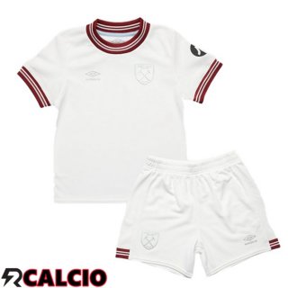Seconda Maglia West Ham Bambino Bianco 2023/2024