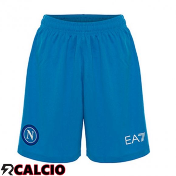 Prima Pantaloncini Calcio SSC Napoli Blu 2023/2024  Prima Pantaloncini Calcio SSC Napoli Blu 2023/2024