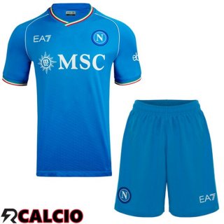 Insieme Prima Maglia SSC Napoli + Pantaloncini 2023/2024