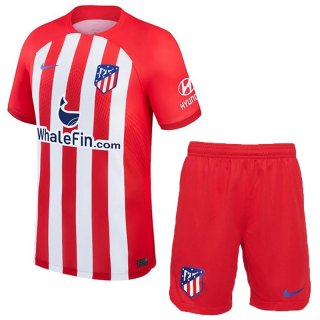 Insieme Prima Maglia Atletico Madrid + Pantaloncini 2023/2024