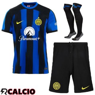 Insieme Prima Maglia Inter Milan (Pantaloncini + Calzini) 2023/2024