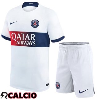 Insieme Seconda Maglia Paris PSG + Pantaloncini 2023/2024  Insieme Seconda Maglia Paris PSG + Pantaloncini 2023/2024