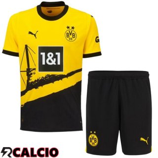 Insieme Prima Maglia Dortmund + Pantaloncini 2023/2024