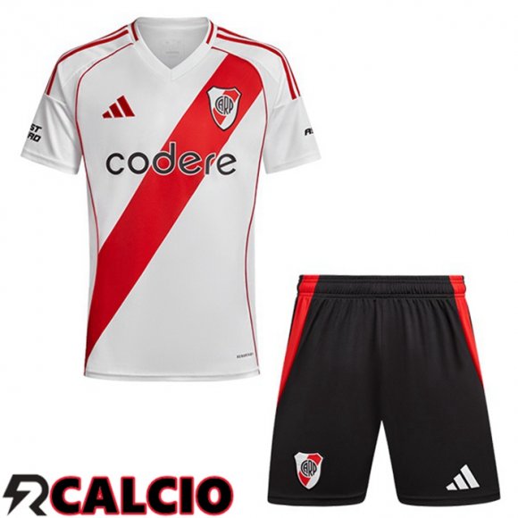 Prima Maglia River Plate Bambino Blu 2024/2025