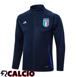Giacca Calcio Italia Blu Reale 2024/2025  Giacca Calcio Italia Blu Reale 2024/2025