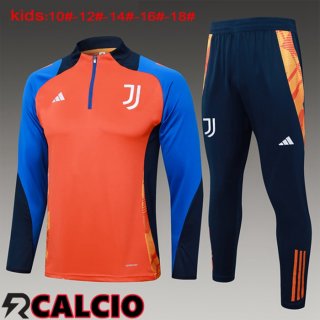 Insieme Tuta Calcio Juventus Bambino Arancia 2024/2025  Insieme Tuta Calcio Juventus Bambino Arancia 2024/2025