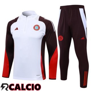 Insieme Tuta Calcio Bayern Monaco Bianco 2024/2025