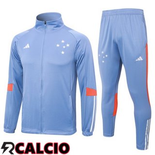 Insieme Tuta Calcio - Giacca Cruzeiro EC Grigio 2024/2025  Insieme Tuta Calcio - Giacca Cruzeiro EC Grigio 2024/2025