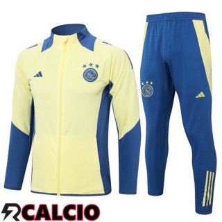 Insieme Tuta Calcio - Giacca AFC Ajax Giallo 2024/2025