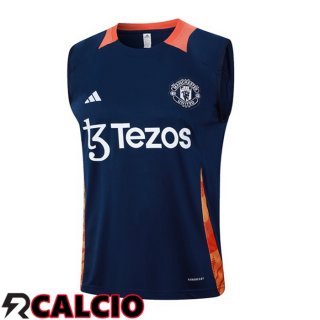 Canotta Allenamento Manchester United Blu Reale 2024/2025