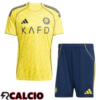 Prima Maglia Al-Nassr FC Bambino Giallo 2025/2026