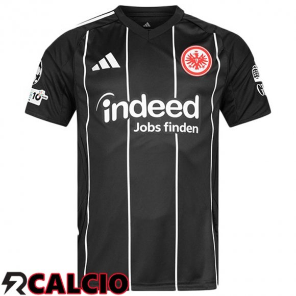 Maglia Eintracht Frankfurt EURO Nero 2025/2026  Maglia Eintracht Frankfurt EURO Nero 2025/2026
