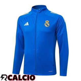 Giacca Calcio Real Madrid Blu 2025/2026  Giacca Calcio Real Madrid Blu 2025/2026