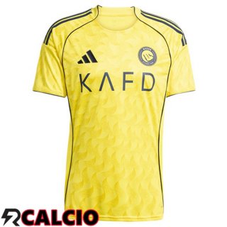 Prima Maglia Al-Nassr FC Giallo 2025/2026  Prima Maglia Al-Nassr FC Giallo 2025/2026