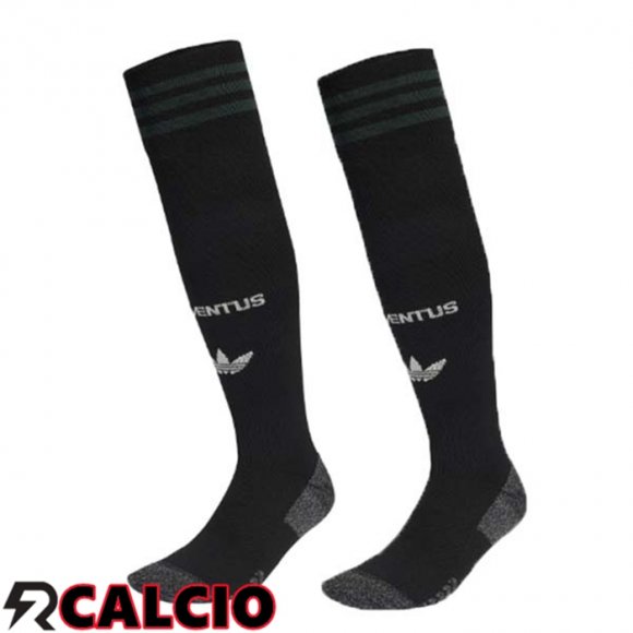 Terza Calzini Calcio Juventus Nero 2025/2026  Terza Calzini Calcio Juventus Nero 2025/2026