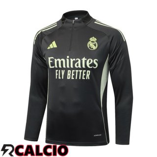 Felpa Allenamento Real Madrid Grigio 2025/2026  Felpa Allenamento Real Madrid Grigio 2025/2026