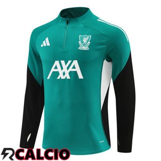 Felpa Allenamento FC Liverpool Verde 2025/2026  Felpa Allenamento FC Liverpool Verde 2025/2026