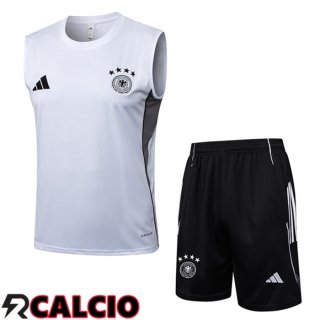 Canotta Allenamento Germania + Pantaloncini Bianco 2025/2026