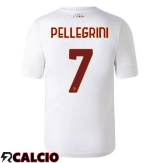 Seconda Maglia AS Roma (PELLEGRINI 7) Bianco 2022/2023  Seconda Maglia AS Roma (PELLEGRINI 7) Bianco 2022/2023