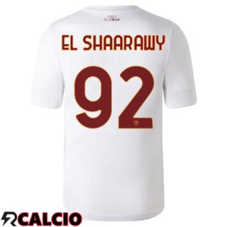 Seconda Maglia AS Roma (EL SHAARAWY 92) Bianco 2022/2023  Seconda Maglia AS Roma (EL SHAARAWY 92) Bianco 2022/2023