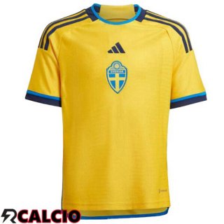 Prima Maglia Svezia Giallo 2022/2023  Prima Maglia Svezia Giallo 2022/2023