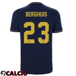Seconda Maglia AFC Ajax (Berghuis 23) Nero 2022/2023