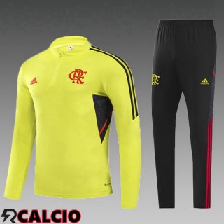 Tuta Calcio Flamengo Bambino Giallo 2022/2023  Tuta Calcio Flamengo Bambino Giallo 2022/2023