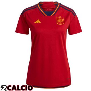 Prima Maglia Spagna Donna Rosso 2022/2023  Prima Maglia Spagna Donna Rosso 2022/2023