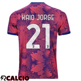 Seconda Maglia Juventus (KAIO JORGE 21) Rosa 2022/2023  Seconda Maglia Juventus (KAIO JORGE 21) Rosa 2022/2023